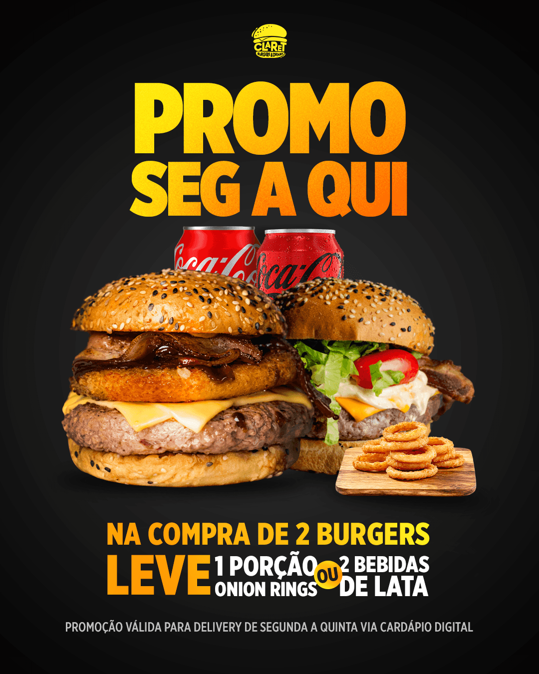 Promoção dos 2 Claret's!